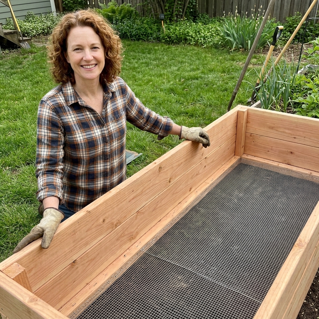 Critter-Proof Raised Beds with Hardware Cloth
